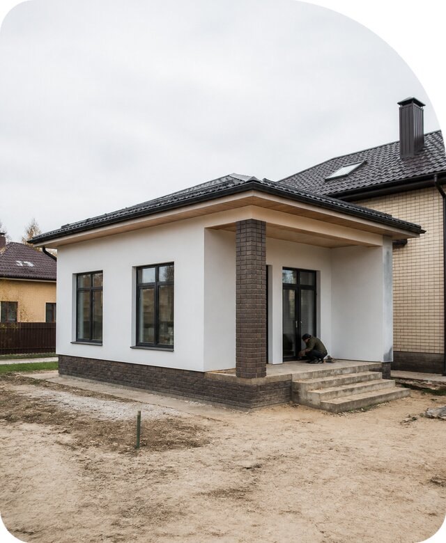 Строительство одноэтажной пристройки в Новочеркасске от 460530 р. | РадиДОМА-Нвч